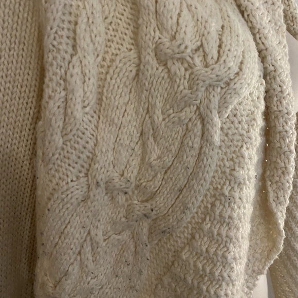 Bebe Cable Knit 00’s Shawl Collar Sweater - Picture 4 of 5